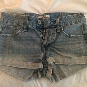 Hollister Blue Jean Shorts